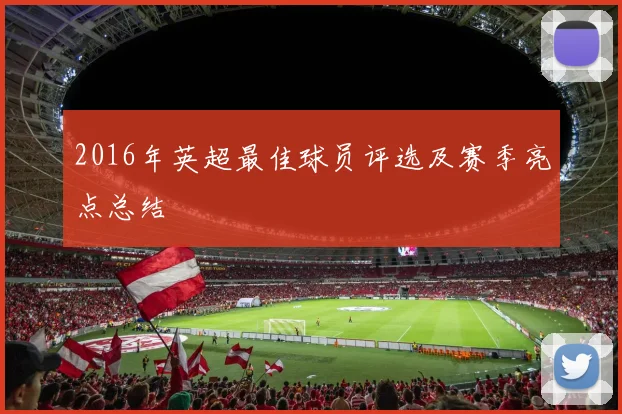 2016年英超最佳球员评选及赛季亮点总结
